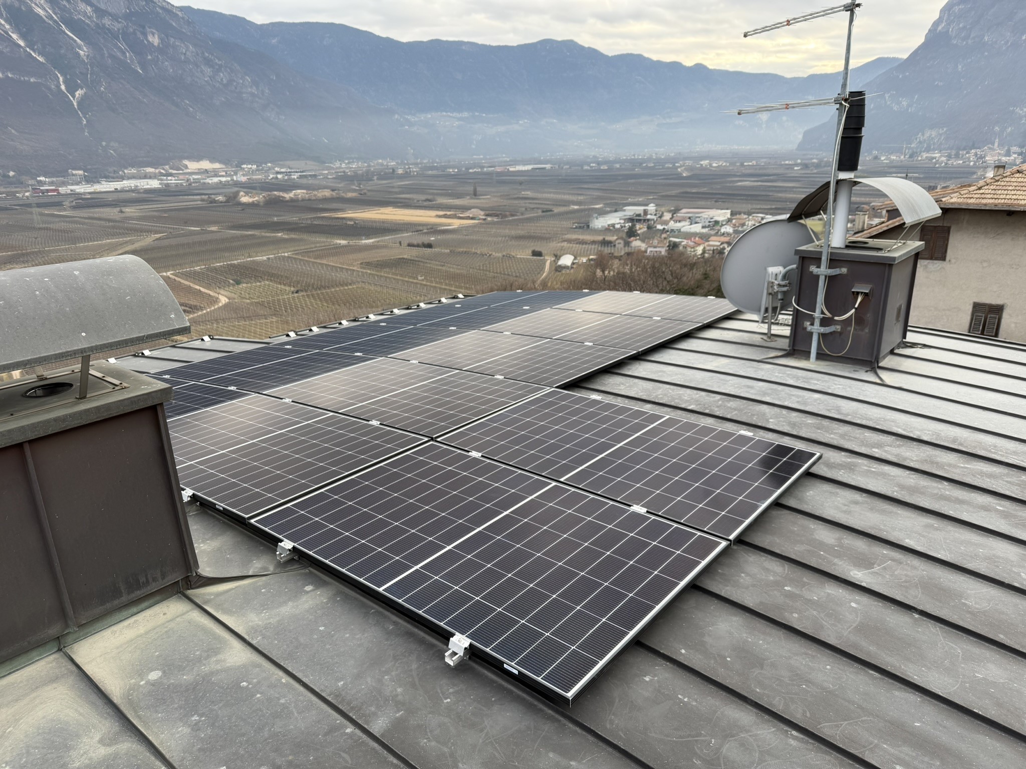 Impianto fotovoltaico reale SafeCheck
